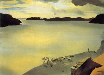 Salvador Dali : Landscape at Port Lligat